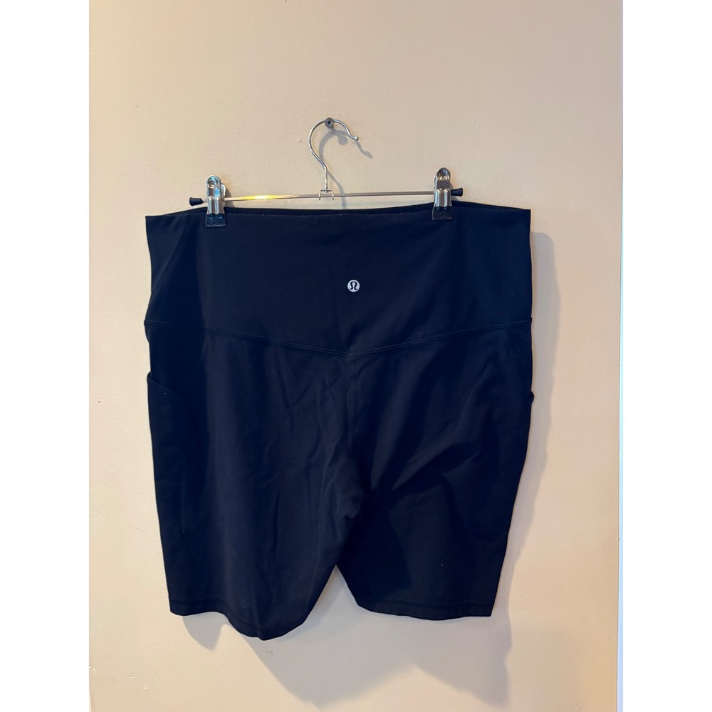 Lululemon Align High-Rise Short with Pockets 8 Black LW7BQUS Size 14